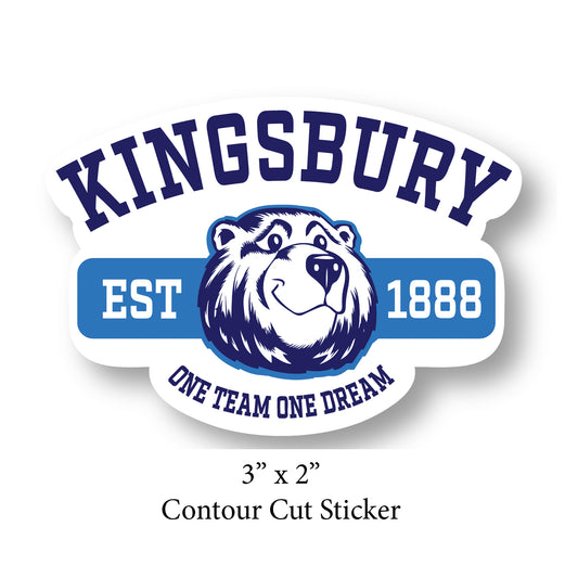 Kingsbury - One Team One Dream - Sticker