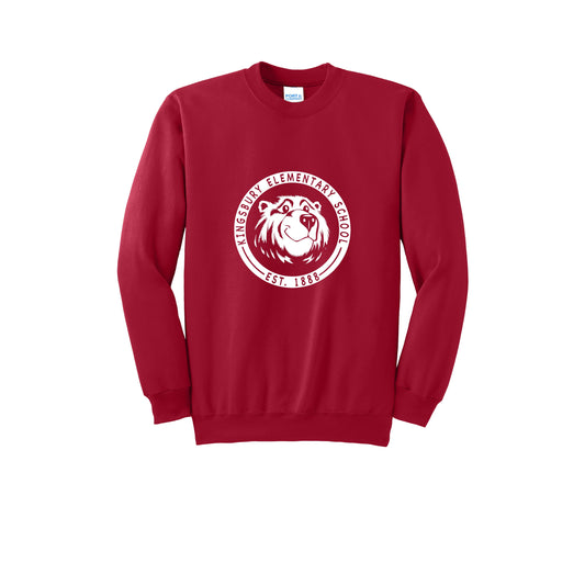 Kingsbury Red Crewneck Sweatshirt